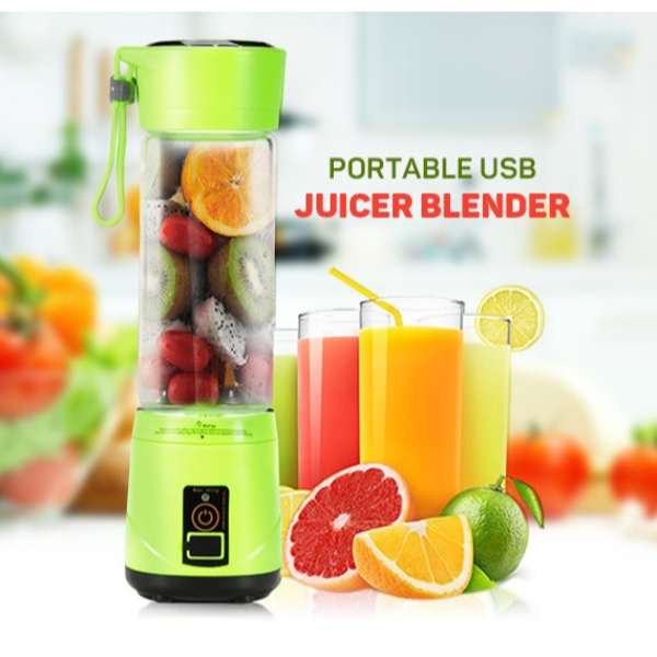 Mini Portable Juicer Bottle – USB Rechargeable Smoothie Blender
