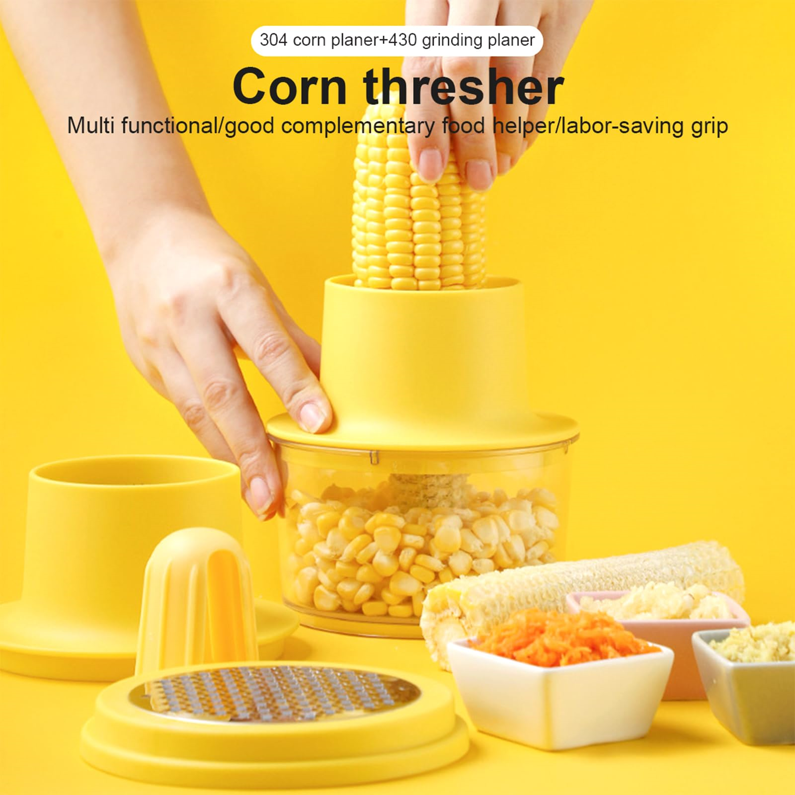 Multifunctional Corn Kernels Peeler – Quick & Safe Corn Stripper
