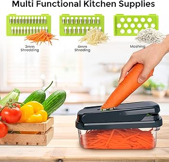 16-in-1 Vegetable Slicer – Multifunction Food Cutter & Shredder