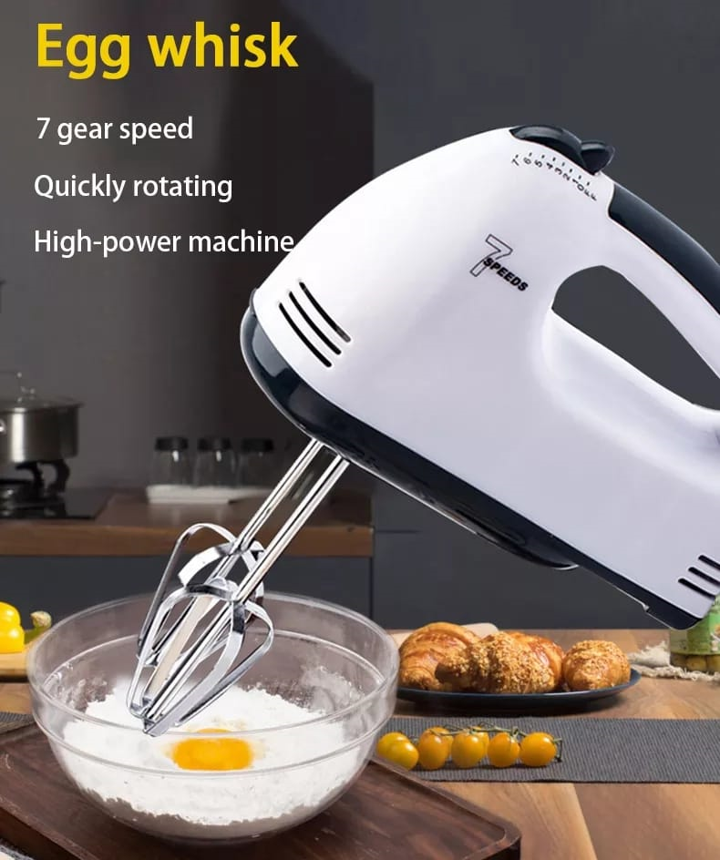 Electric Egg Beater – Handheld Mixer for Baking & Cooking