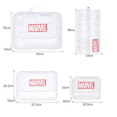 4-Piece Marvel Travel Storage Bag Set – Ultimate Organization for Your Epic Journeys