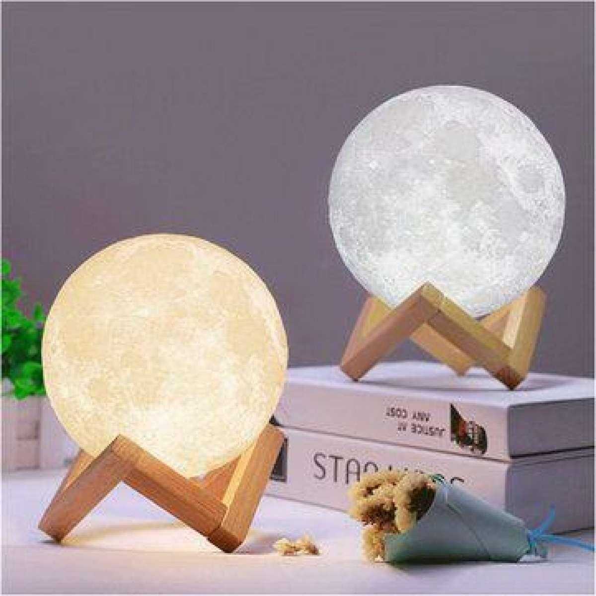 LED Moon Lamp – 3D Printed Lunar Lamp