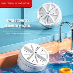 Usb Travel Washer Washing Air Bubble Machine Ultrasonic Rotating Turbine Washing Machine For Socks Underwear Wash Dishes